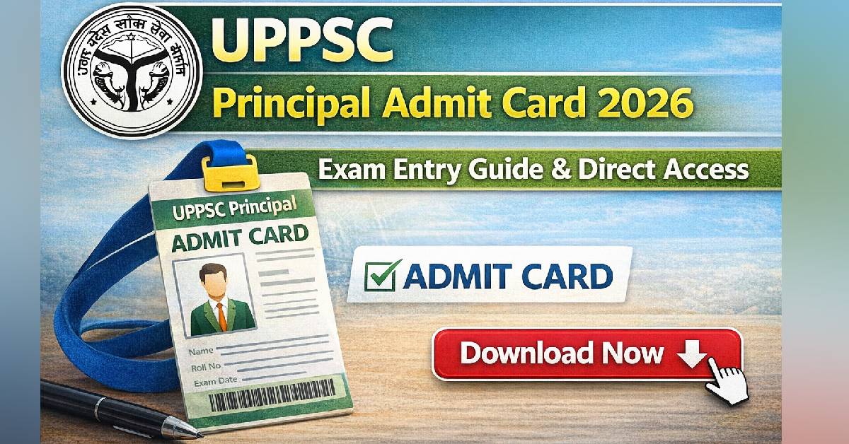 Download UPPSC Principal Admit Card 2026 – Exam Entry Guide & Direct Access